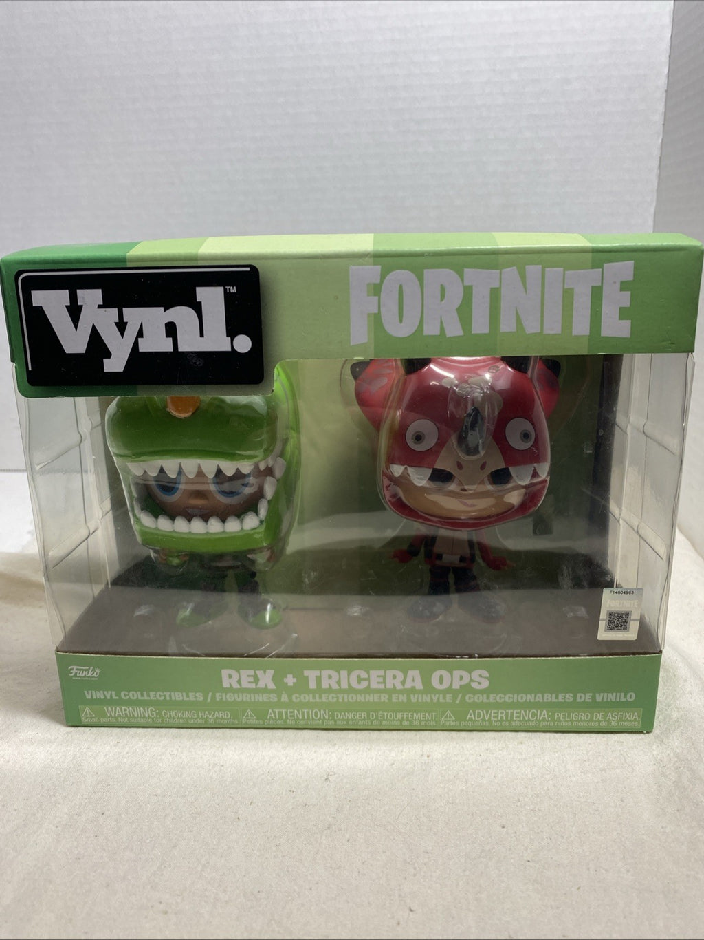 Funko POP! VYNL Fortnite Rex and Tricera Ops Figure 2-Pack NIB