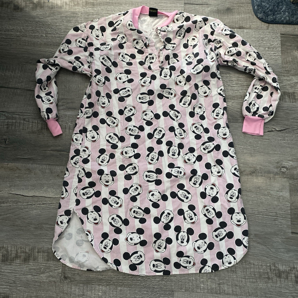 Ladies Mickey Mouse longsleeve night shirt size large free shipping
