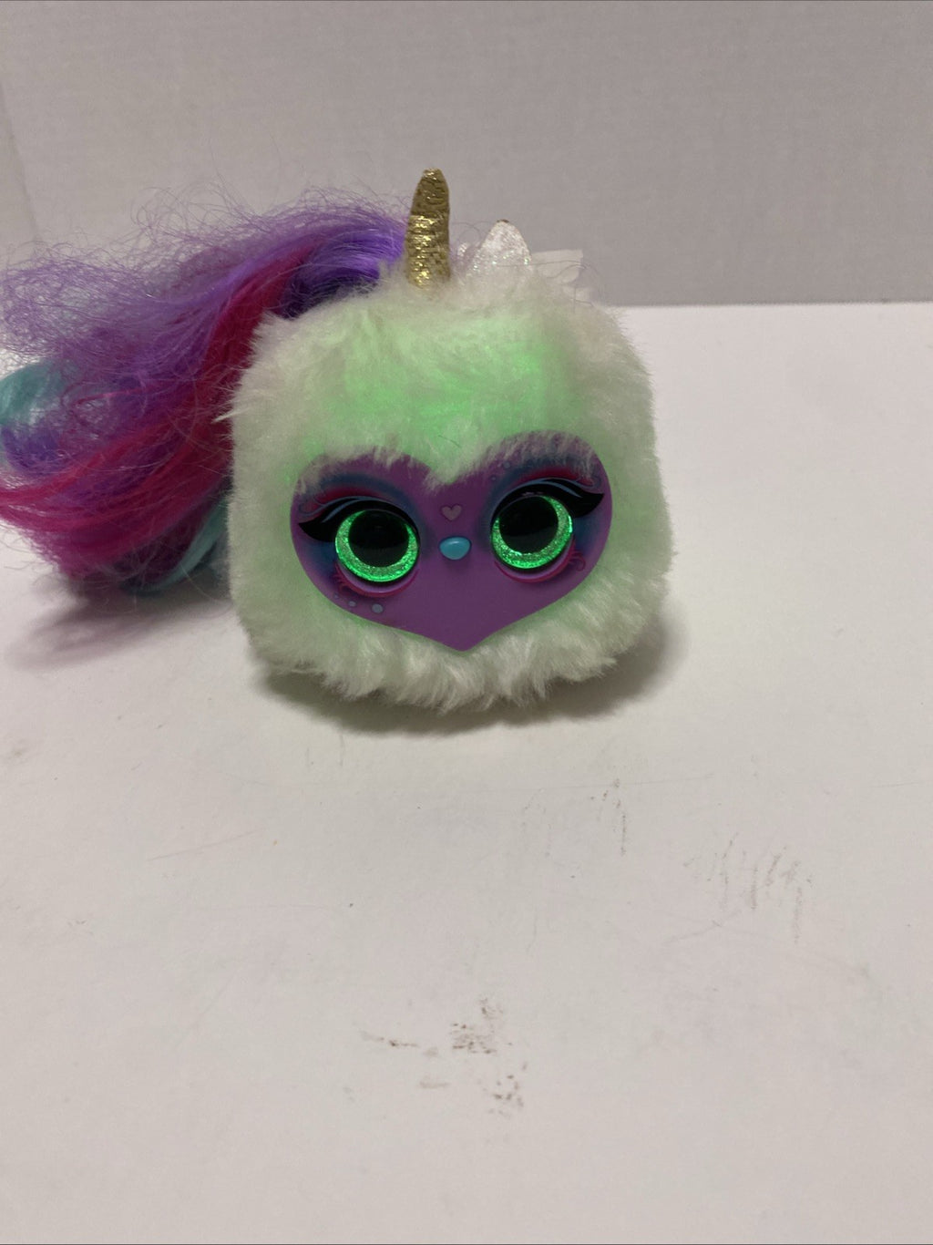 2019 Pomsies Lumies Pixie Pop Rainbow Charged Interactive Toy Pet