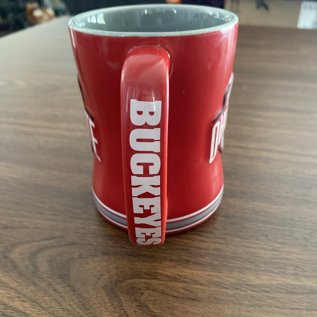 Ohio State Buckeyes Mug Red Black Gray