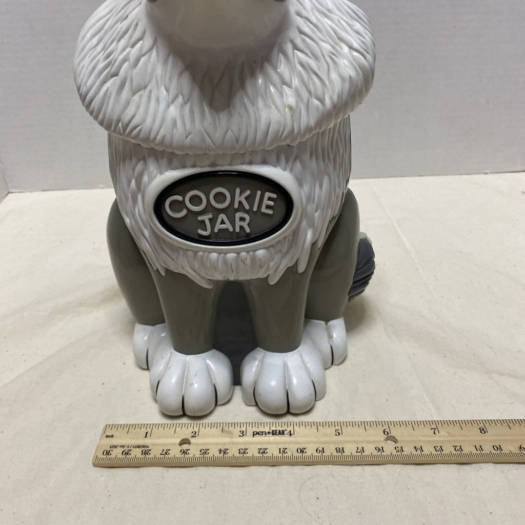 Vintage Fun Wolf Cookie Jar Howling Sound Affect 1998 Tested And Working