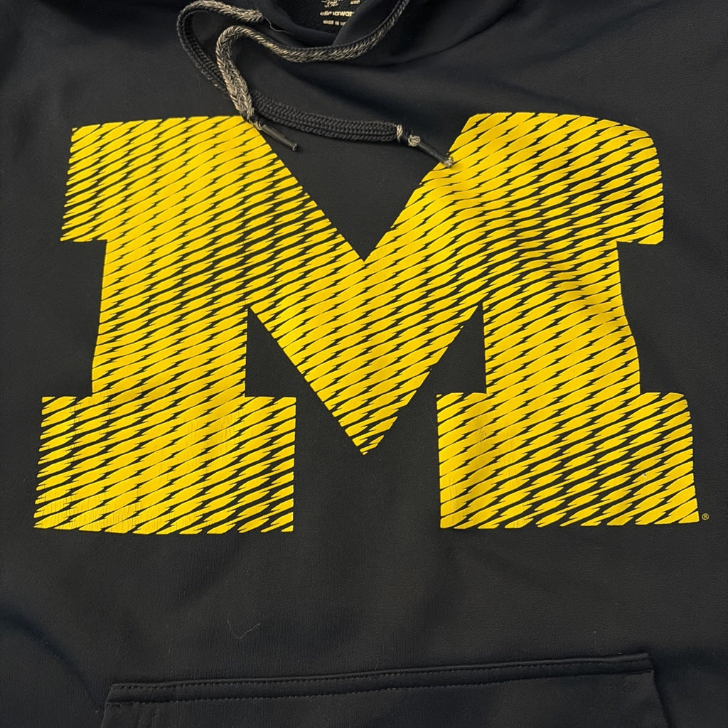 Adidas Unisex Michigan Wolverine Extra Large Hoodie Pullover Sweatshirt