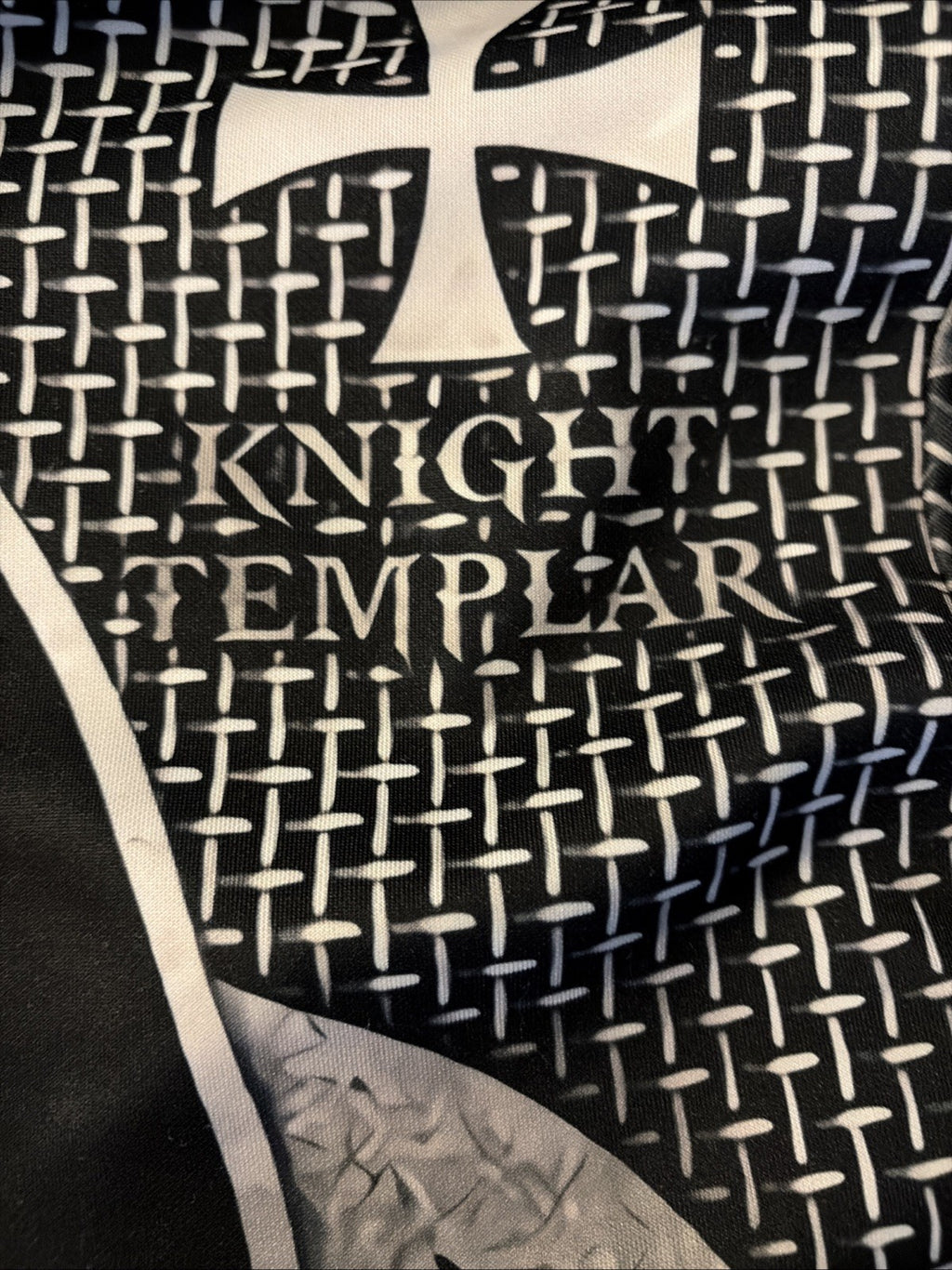 Fashion Printed Knights Templar Men's Hoodie Large