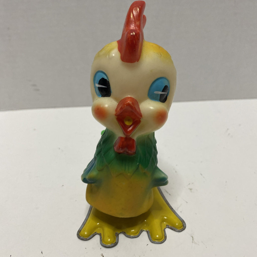 VERY RARE EASTER UNLIMITED, INC MADE IN JAPAN HAND PAINTED TIN TOY CHICKEN!