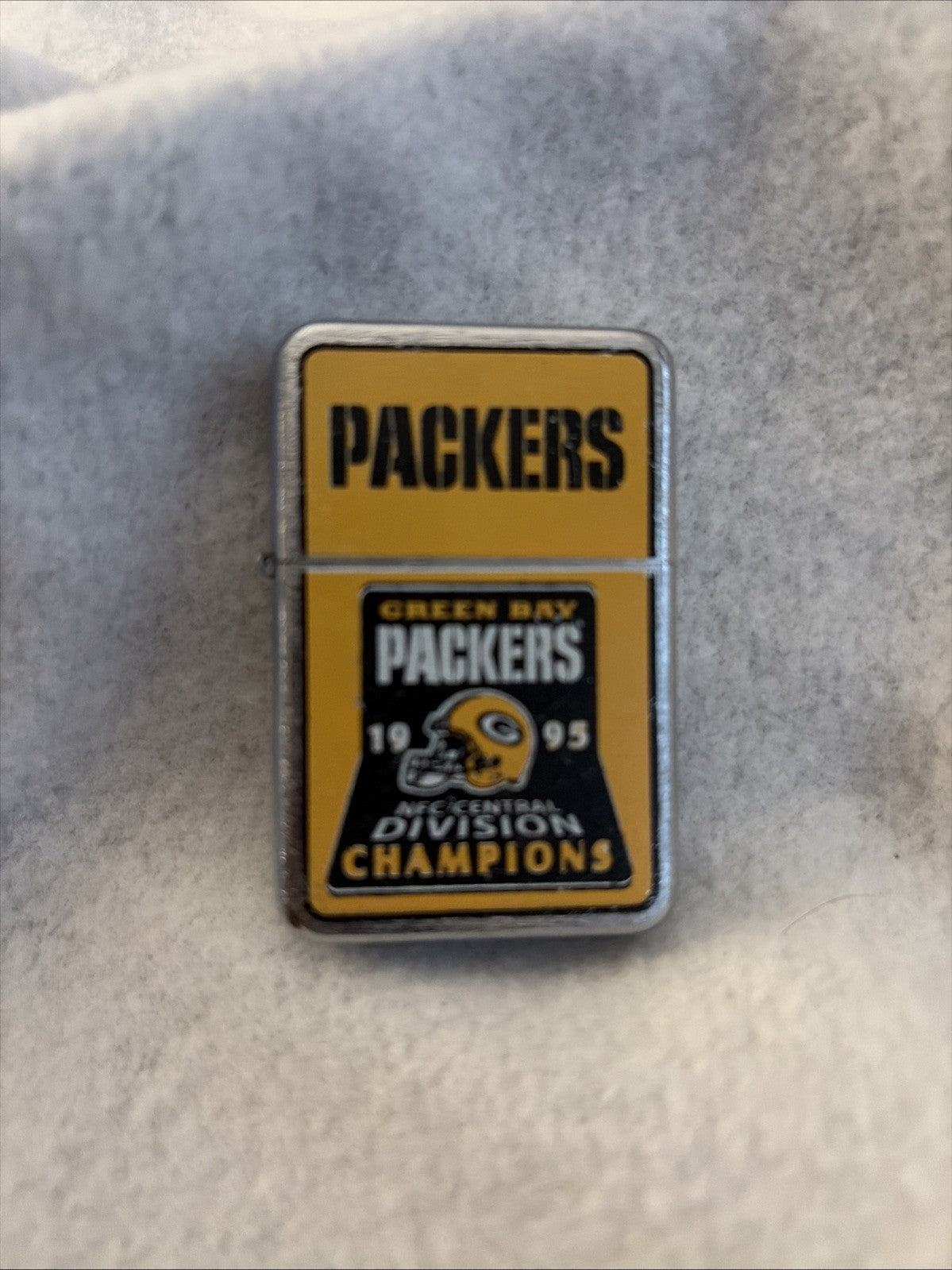 Zippo Lighter NFL Green Bay Packers 1995 NFC Central Division Champions