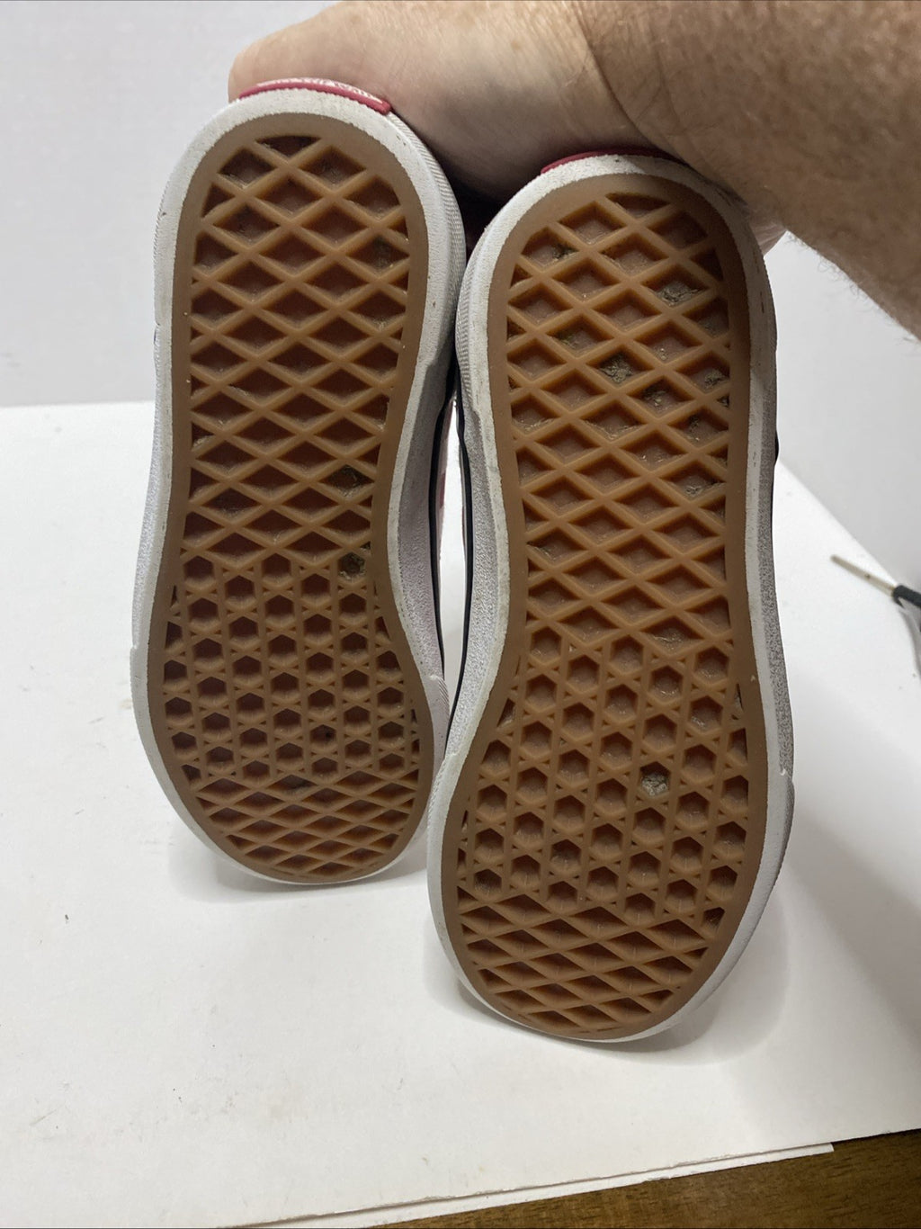 Vans Seldan Checkerboard Honeysuckle Fuchsia Girl's Skate Shoes Size Y1 Pink
