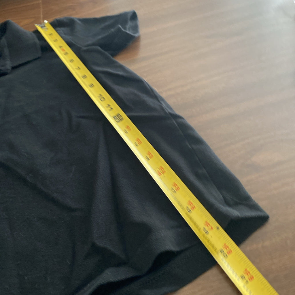 Old Navy Boys size large 10–12 black short sleeve polish shirt