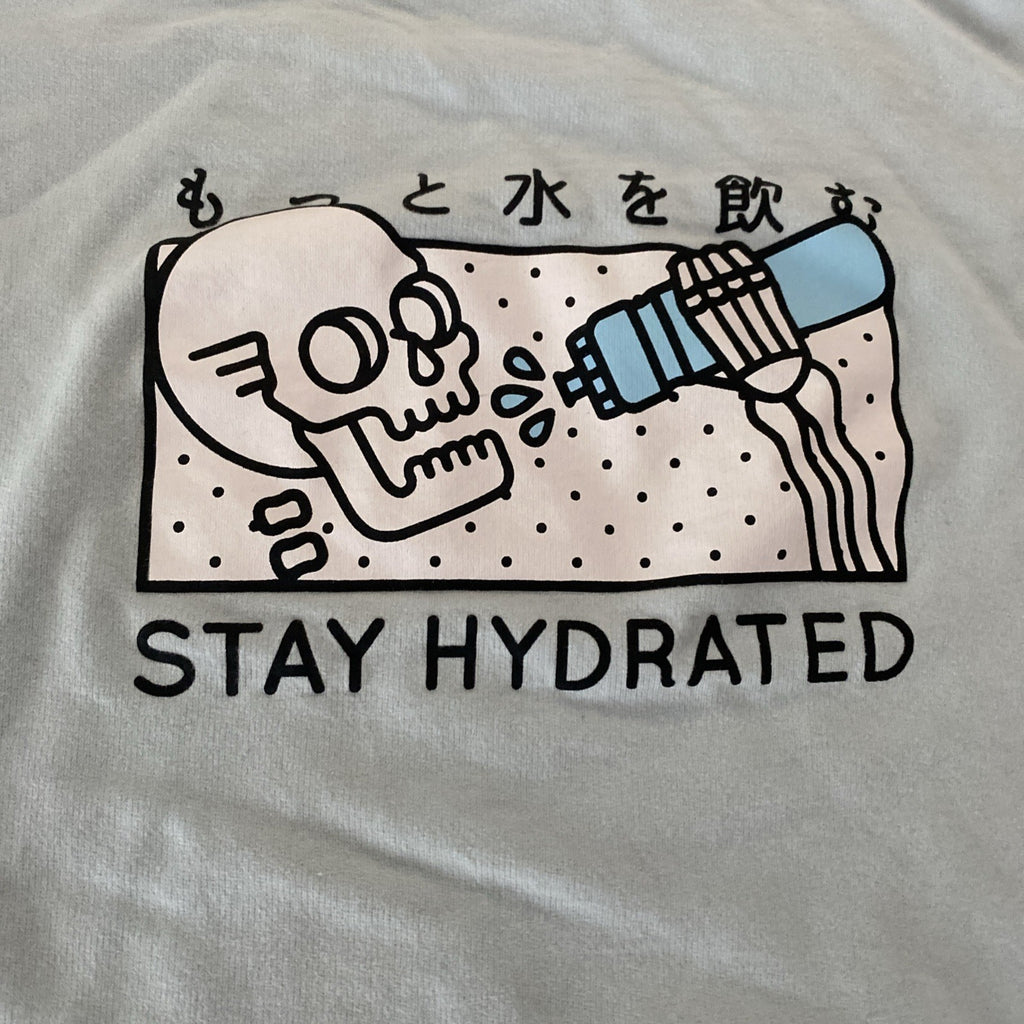 Cool! Shirt Stay Hydrated Longsleeve Shirt Size Small Light Blue Free Shipping