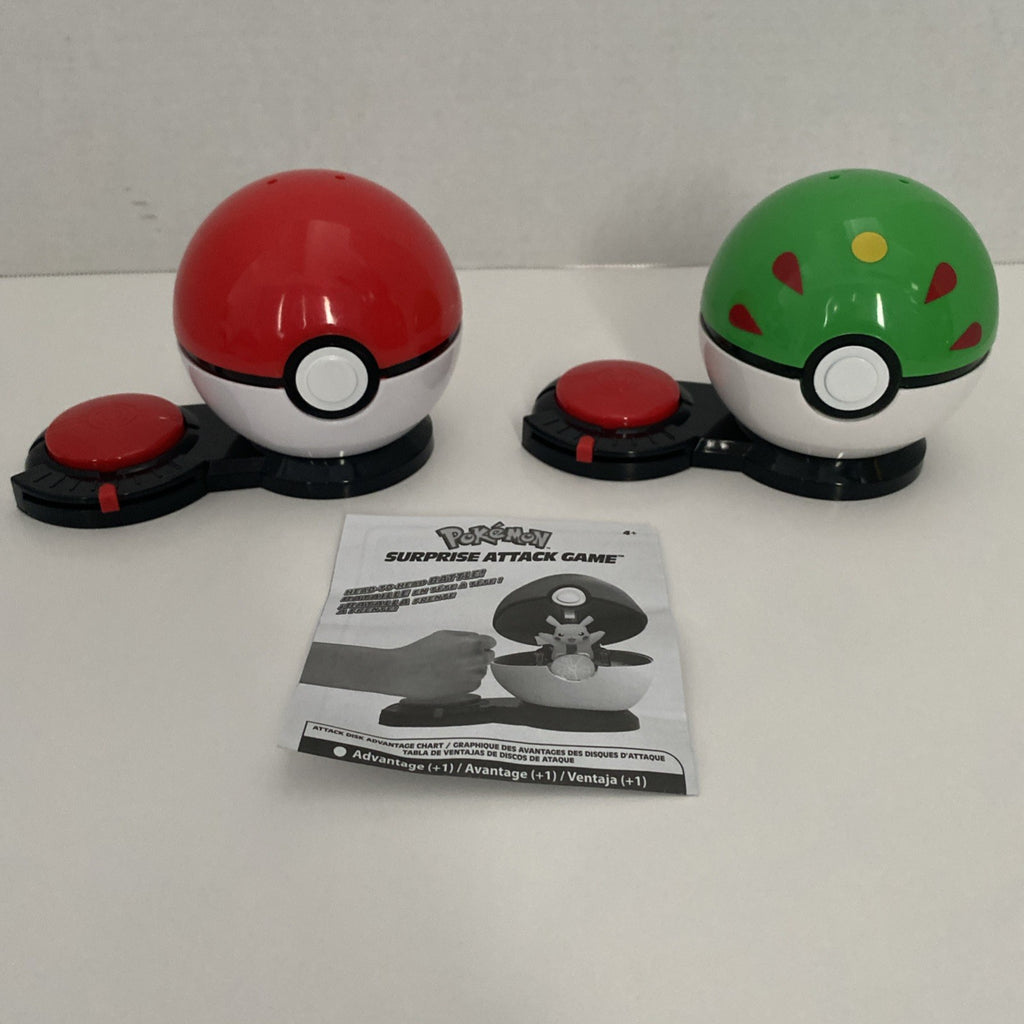 Pokémon Surprise Attack Spinning Poke Ball Lot Of 2
