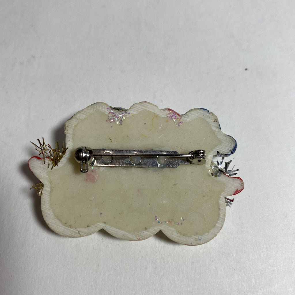Multicolor Christmas Snowman Trio Lapel Pin Brooch Holiday Festive Primitive