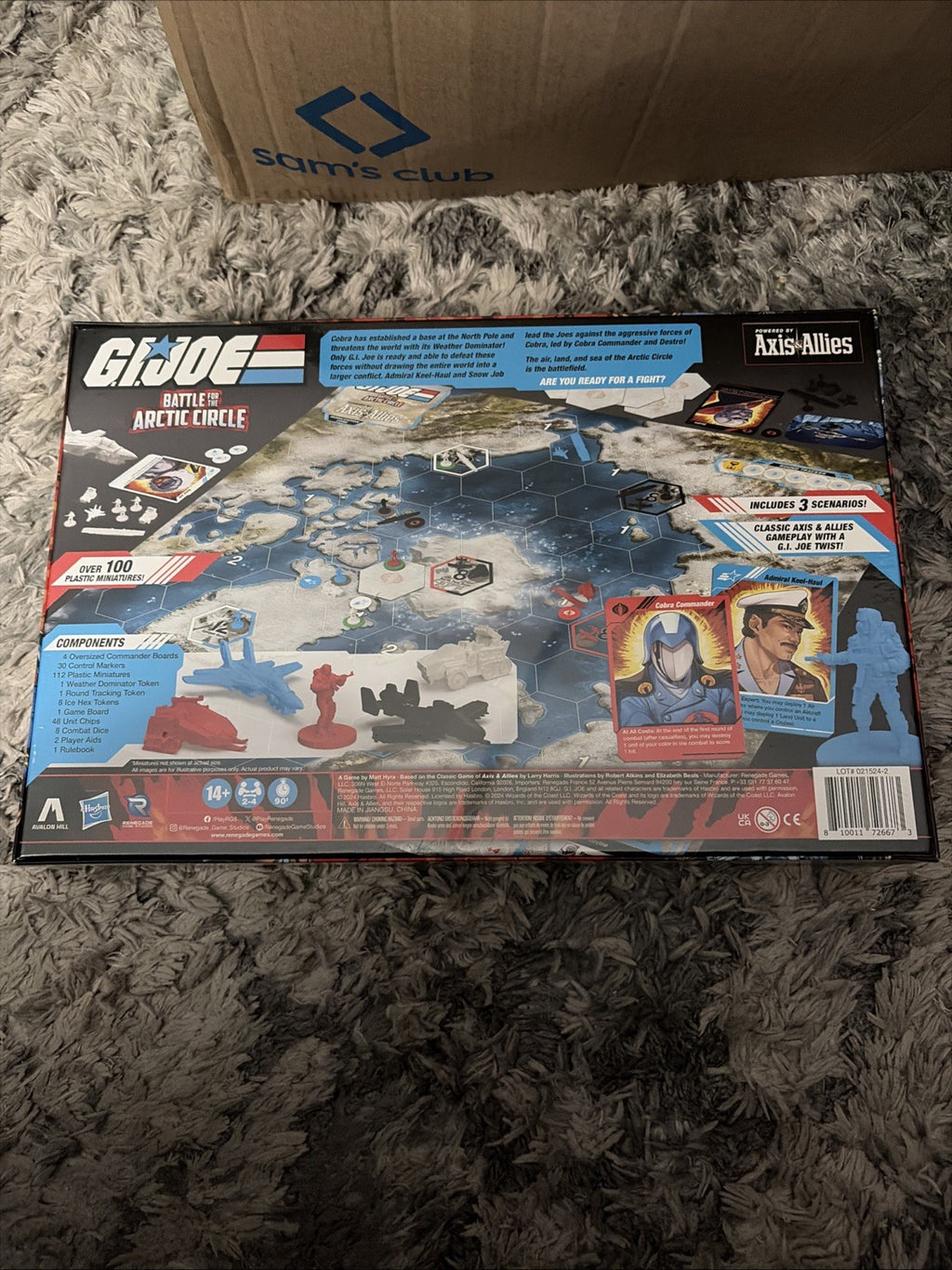 Axis & Allies G.I. Joe Battle for the Arctic Circle Board Game - New Sealed
