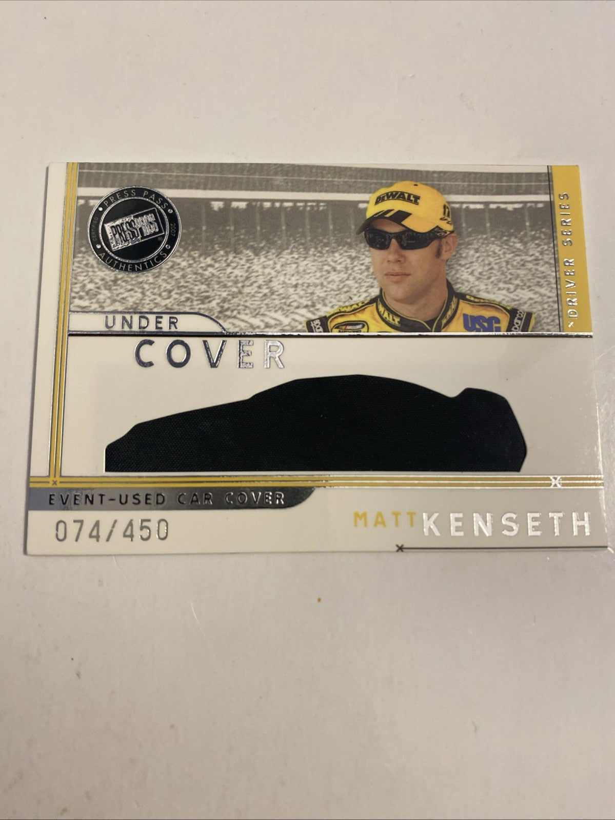 Matt Kenseth Event Used Car Cover /450 Press Pass Driver Series