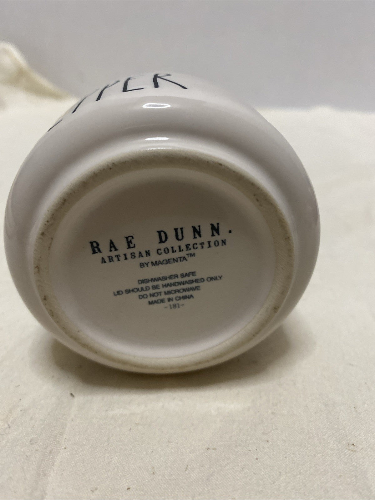 Rae Dunn Pepper only – Handcrafted Stoneware Spice Jar – Rustic Farmhouse Style