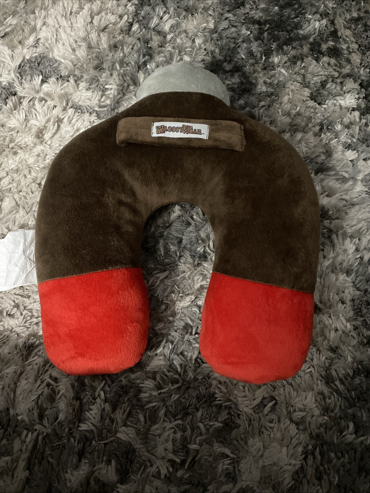 Mascot Wear Neck Pillow, Ohio State University, Brutus, the buckeye Free Shippin