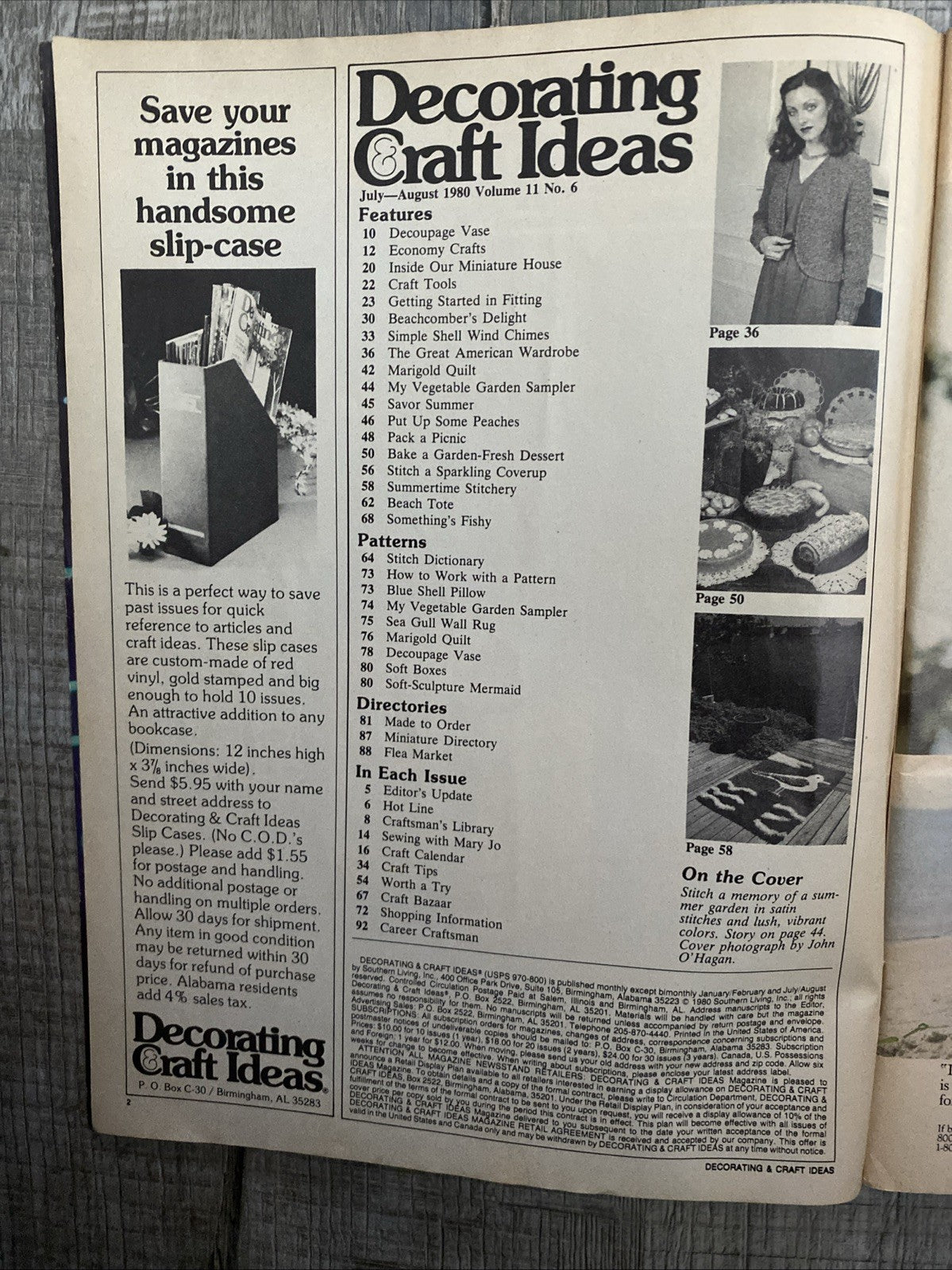 Decorating & Craft Ideas Magazine July/August 1980 Quilting, Latchwork