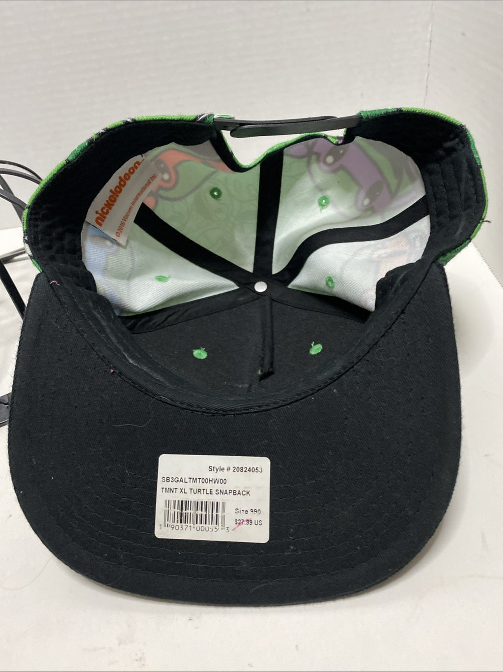 2016 Teenage Mutant Ninja Turtles TMNT Snapback Hat Green Adult Nickelodeon