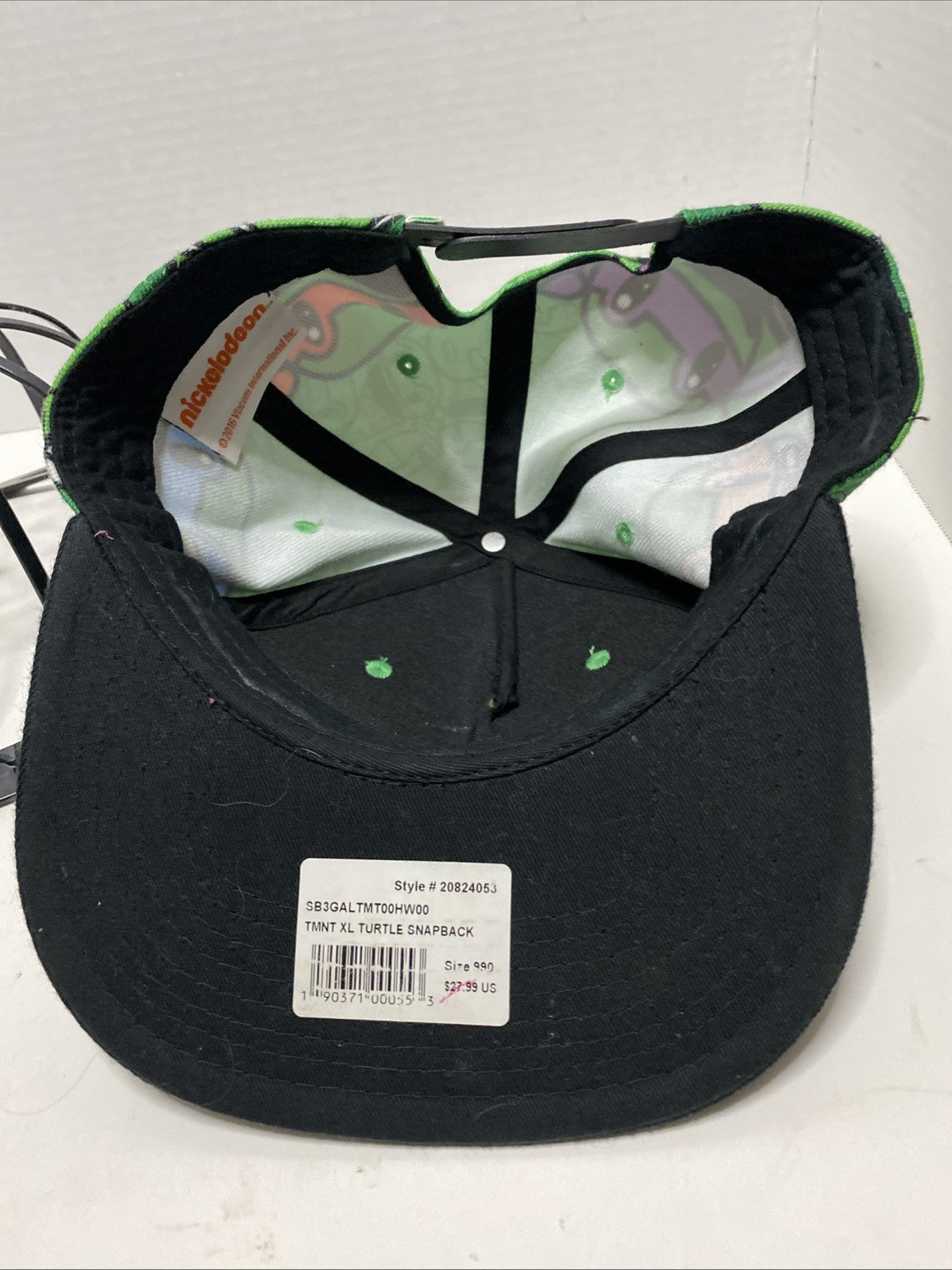 2016 Teenage Mutant Ninja Turtles TMNT Snapback Hat Green Adult Nickelodeon