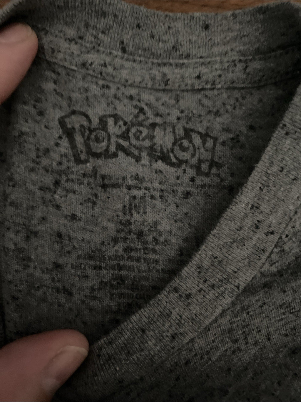 Pokémon Pikachu - Men's Medium Gray T-shirt Short Sleeve