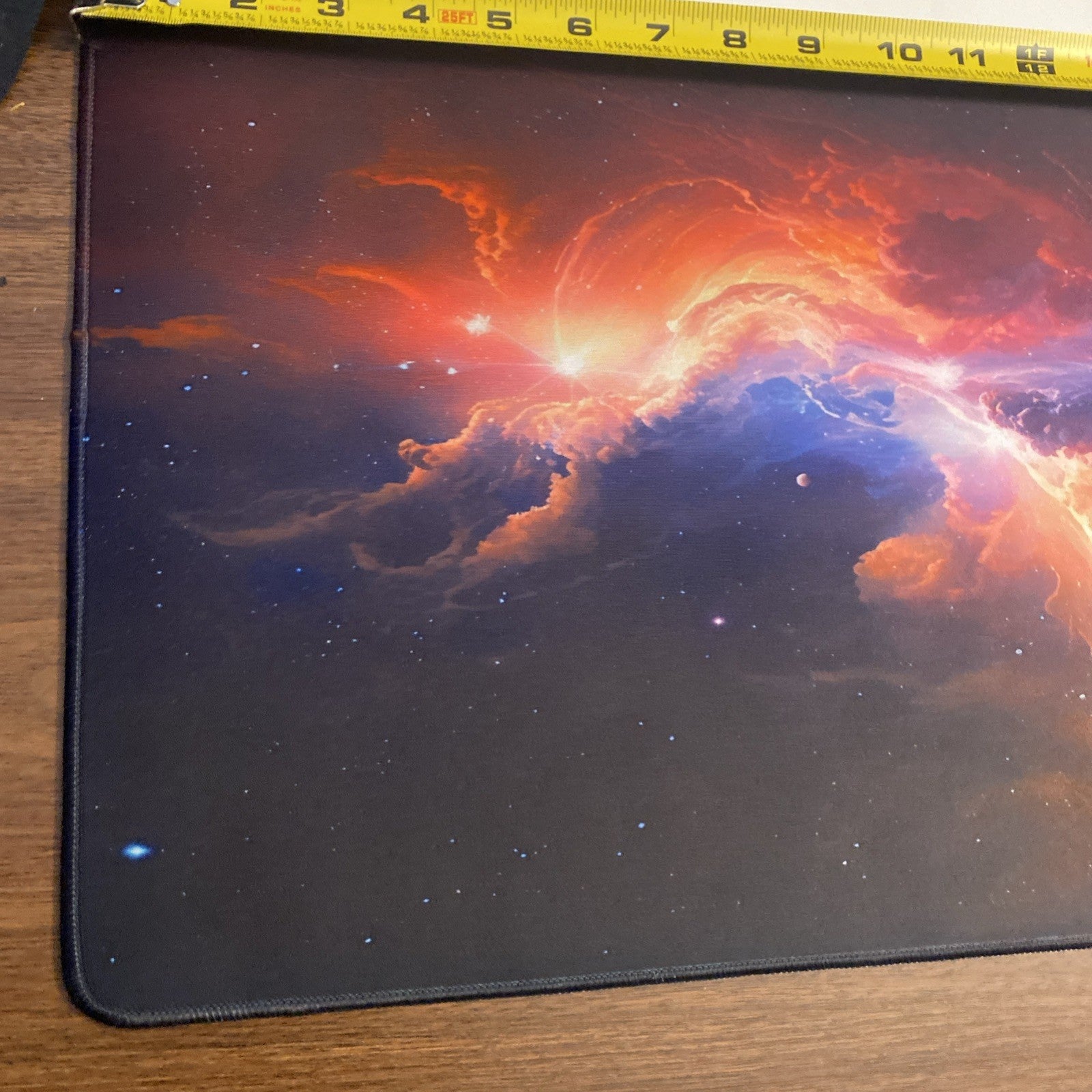 Large Extended Galaxy Gaming Mouse Pad. 30 X 12 See Pic For Measurements