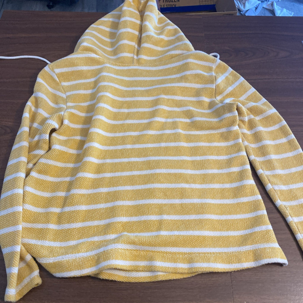 Old Navy women’s size small hoodie yellow striped long sleeve top