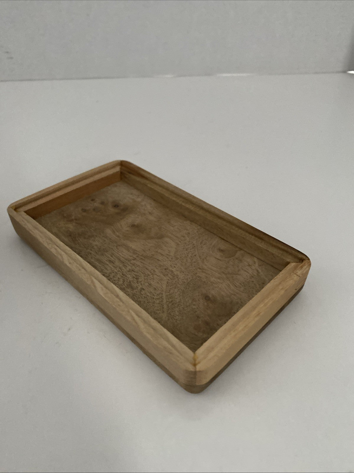 Elegant Wooden Box With Lid. Trinket Or Jewelry. 6 “ X 3.5 “ X 2 1/2”
