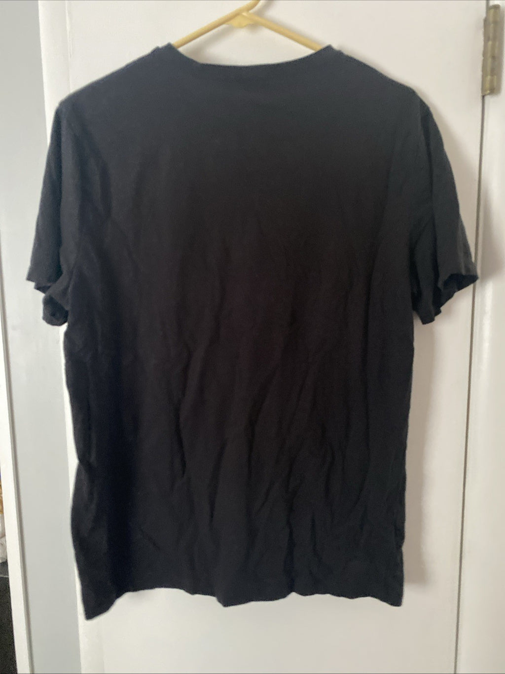 Old Navy Men's Black Star Wars Baby Yoda Graphic Print Short Sleeve T-Shirt L