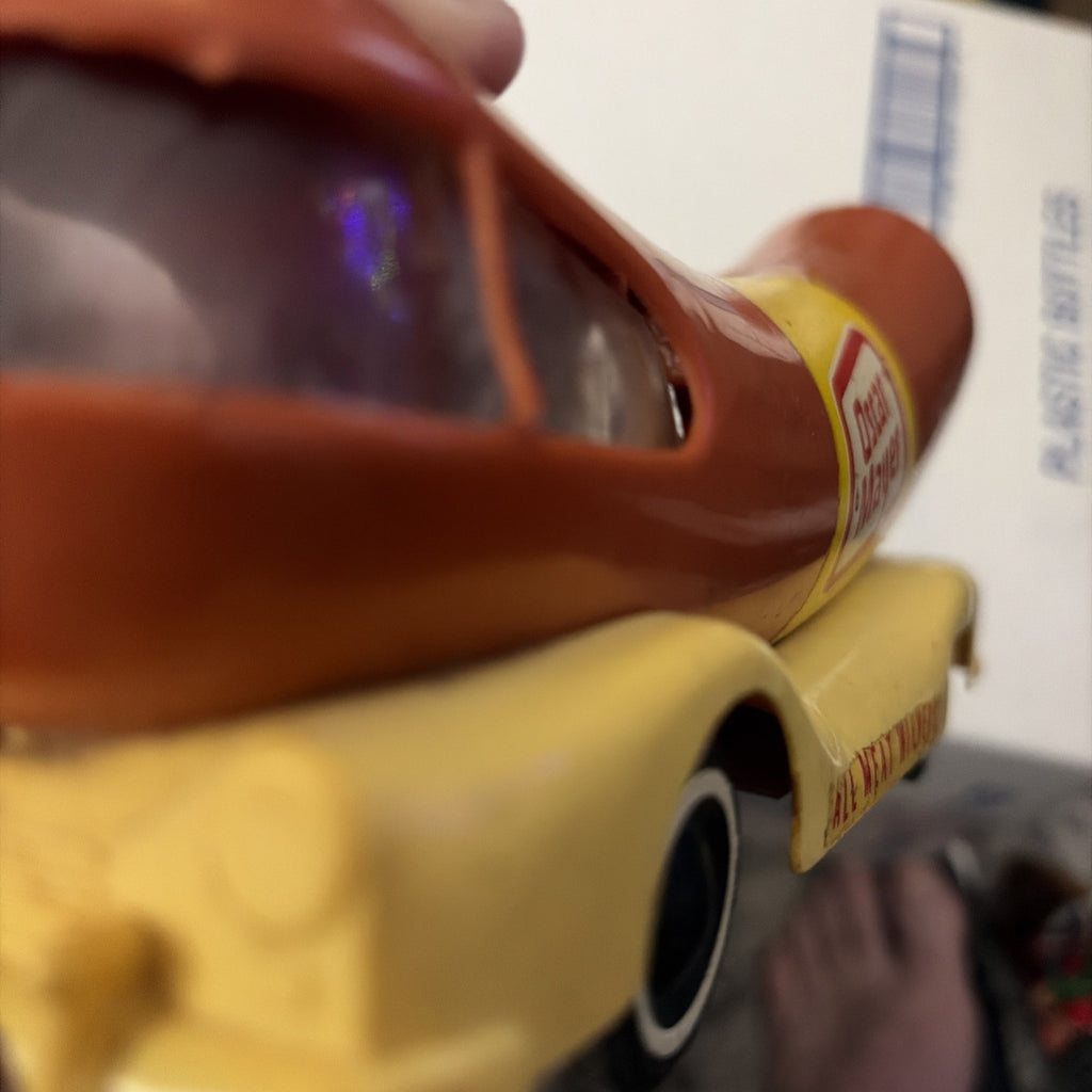 Vintage Large Oscar Mayer Wiener Mobile Coin Bank Vintage Car the real deal