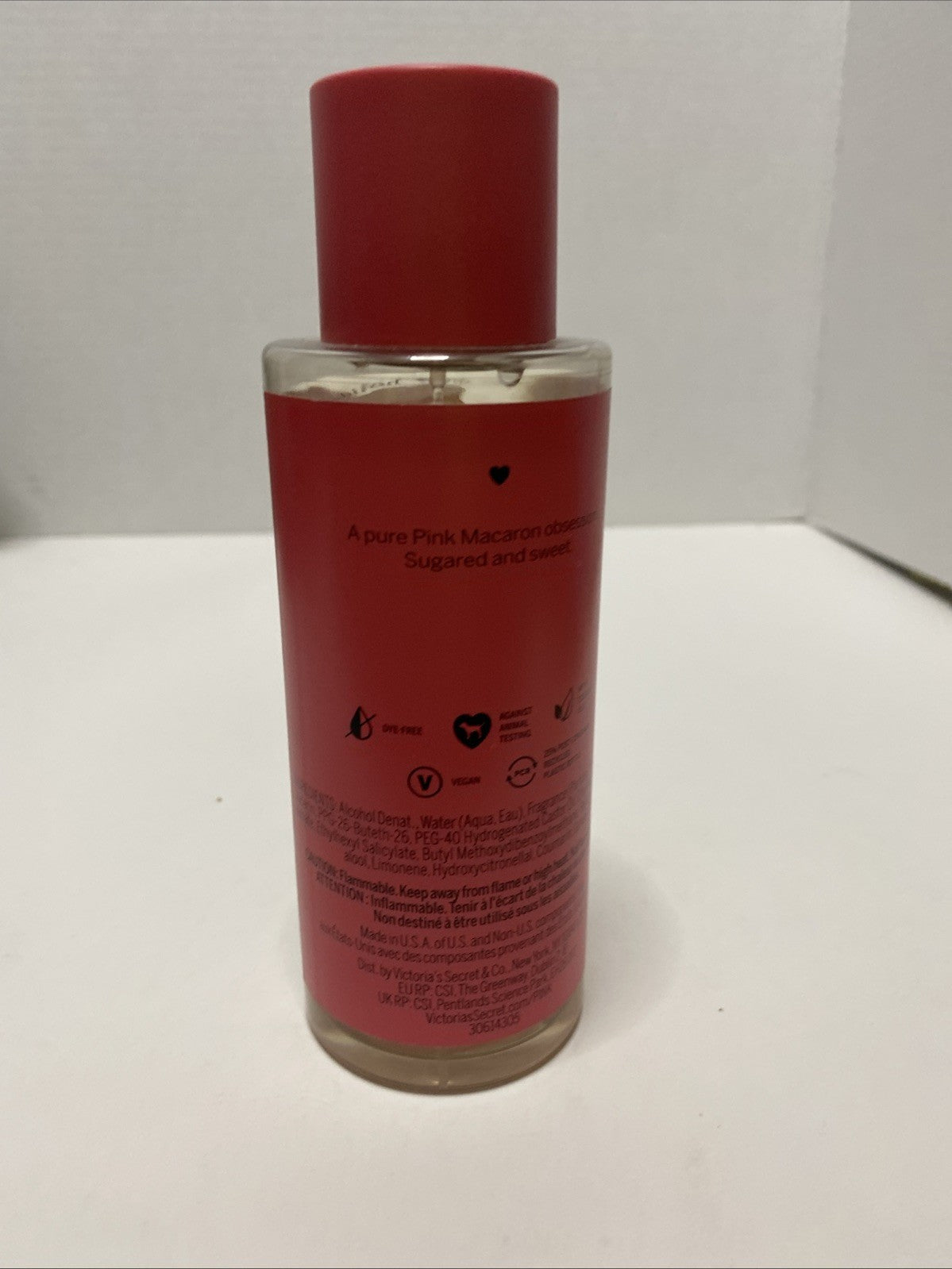 VICTORIA'S SECRET PINK MACARON BODY MIST SPRAY 8.4 FL OZ