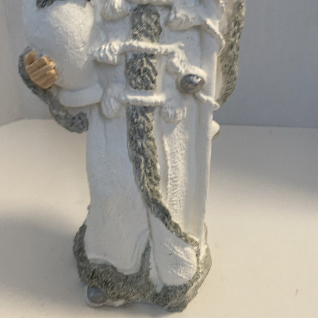 Santa Resin Figurine 12” Christmas Vintage statue with baby new year