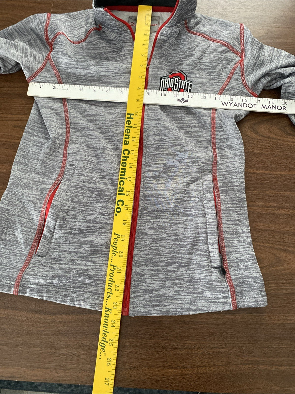 Scarlett series women’s size small full zip Ohio State university buckeyes jacke