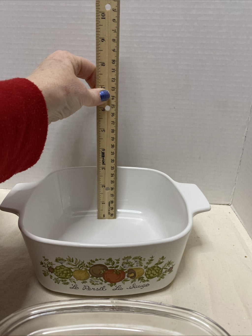 Corning Ware Le Persil La Sauge Spice of Life 1.5 Qt. Casserole