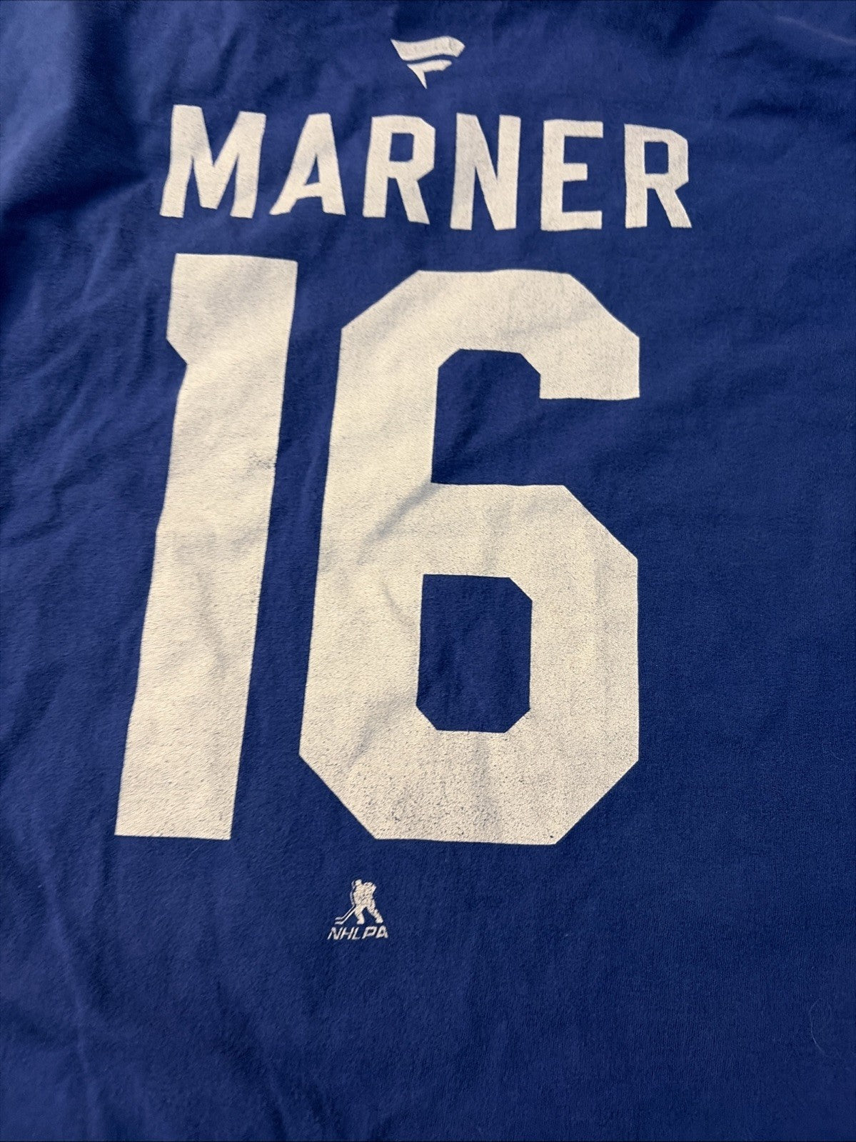 Men's Mitchell Marner  #16 Toronto Maple Leafs Royal Authentic NHL T Shirt 2XL