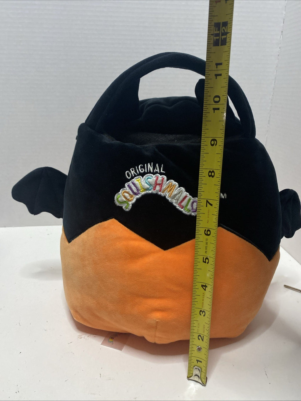 Original 12" Squishmallow Halloween Emily Black Bat Pumpkin Plush Soft KellyToy