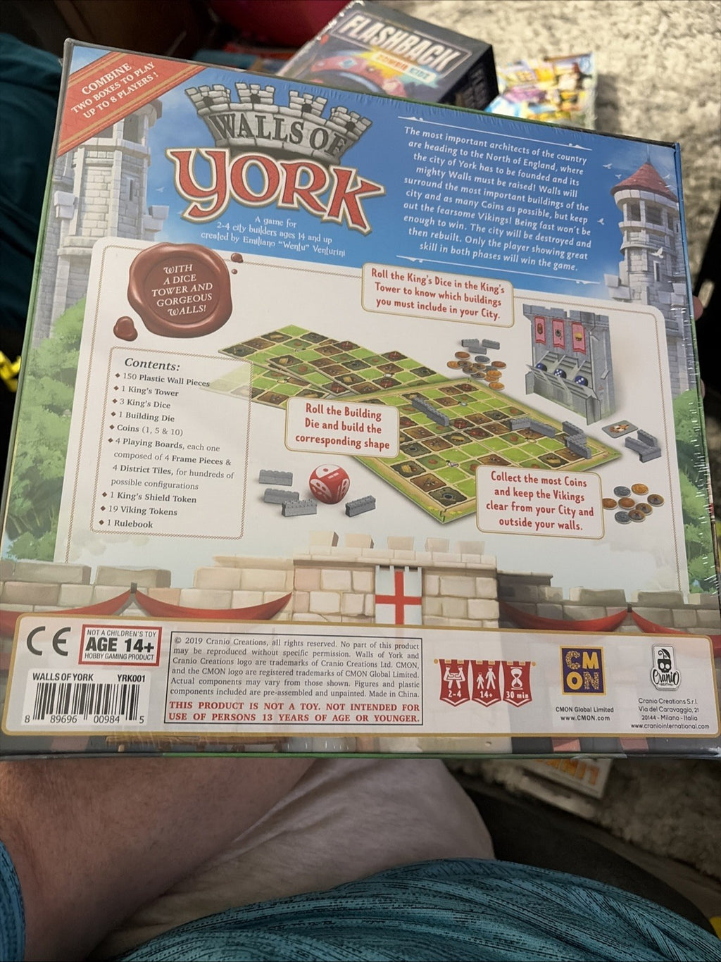 Walls of York Dice Game, Board Game,  NEW, Factory Sealed