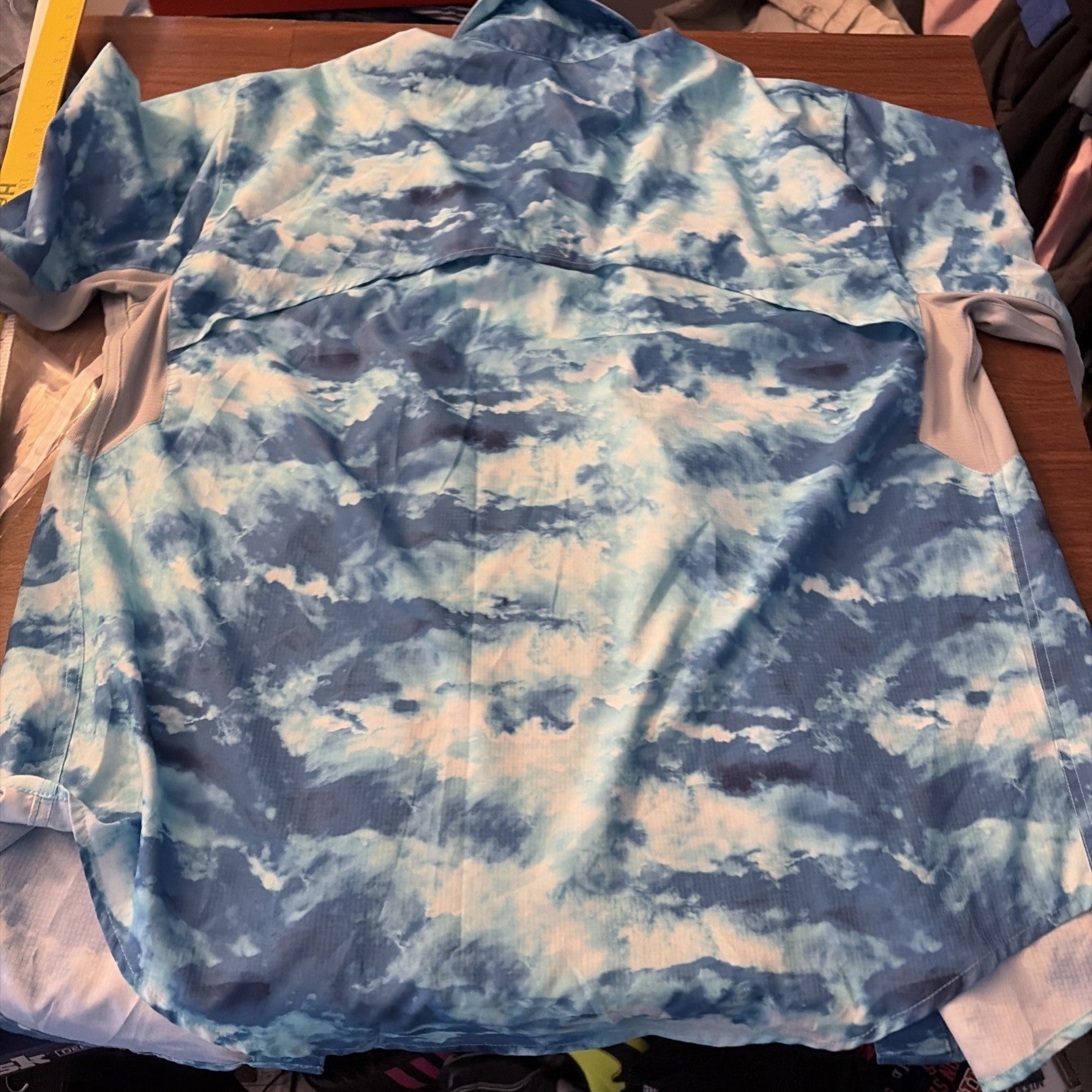 Reel Legends Size Large Mariner II Men’s Fishing Shirt Short Sleeve Button-Down