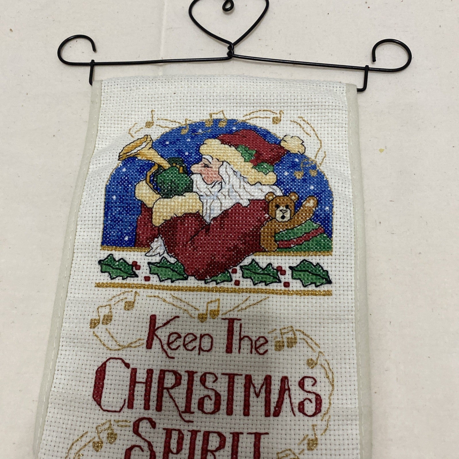 Dimensions Counted Cross Stitch Banner -Keep The Christmas Spirit All Year Long