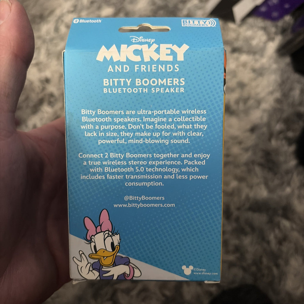 Bitty Boomers - Disney & Friends Goofy Bluetooth Speaker AWESOME SOUND Rare