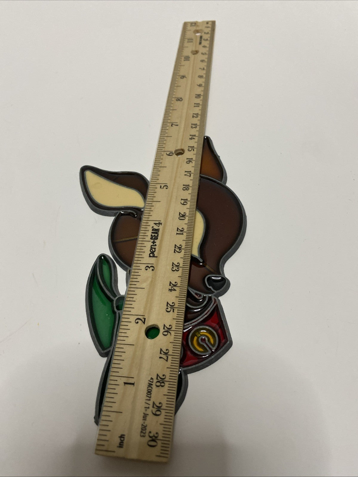 Vintage Stained Glass StyleSun Catcher Ornament Reindeer