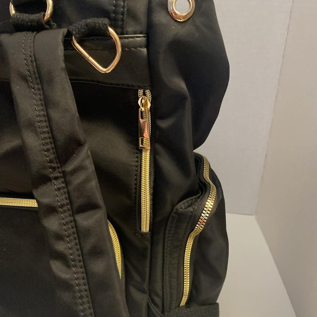 Black Backpack Purse Hofmall 12x13x8