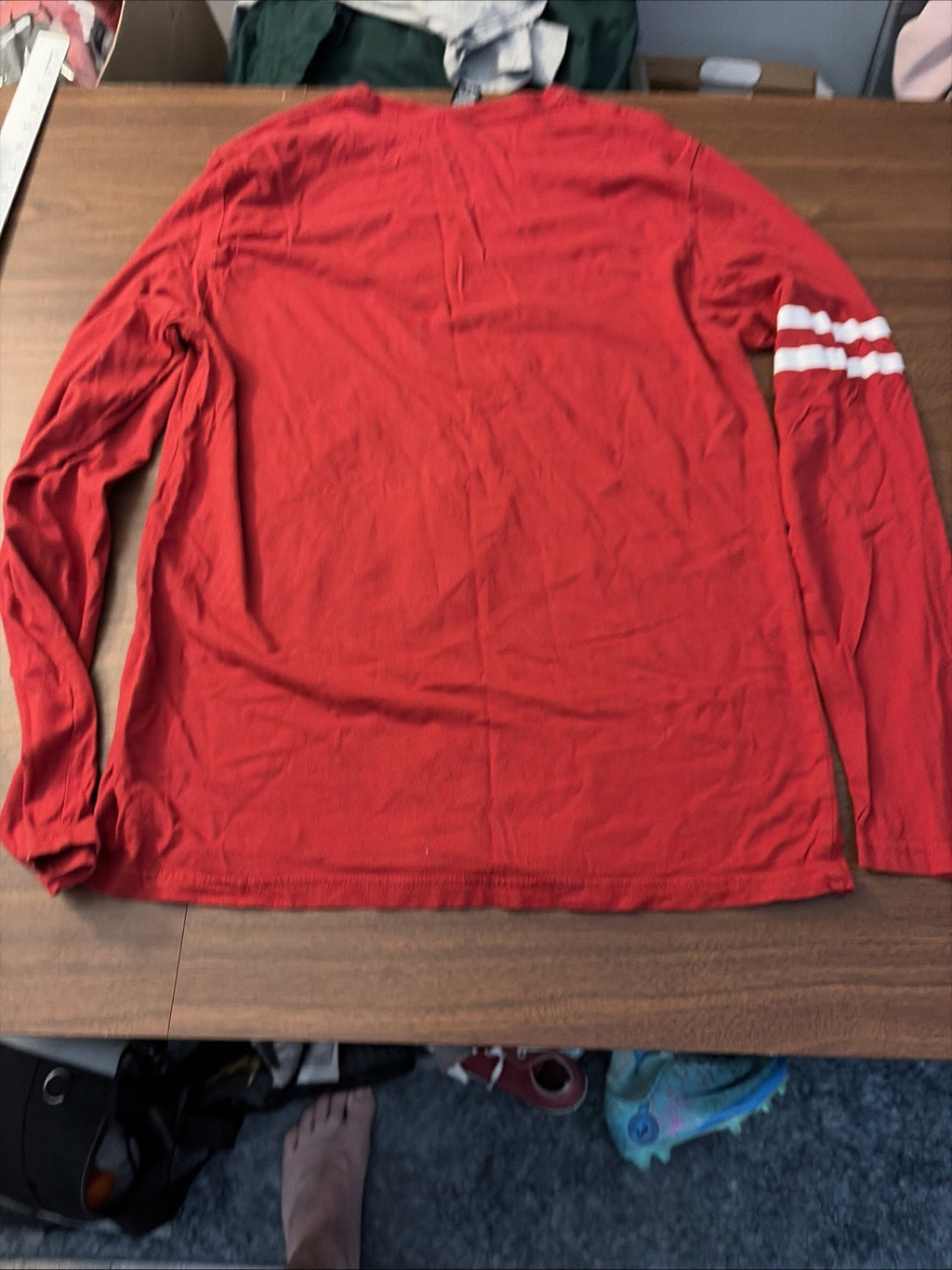Recycled Karma Men’s Large Ohio State University Buckeyes Long Sleeve T Brutus ￼
