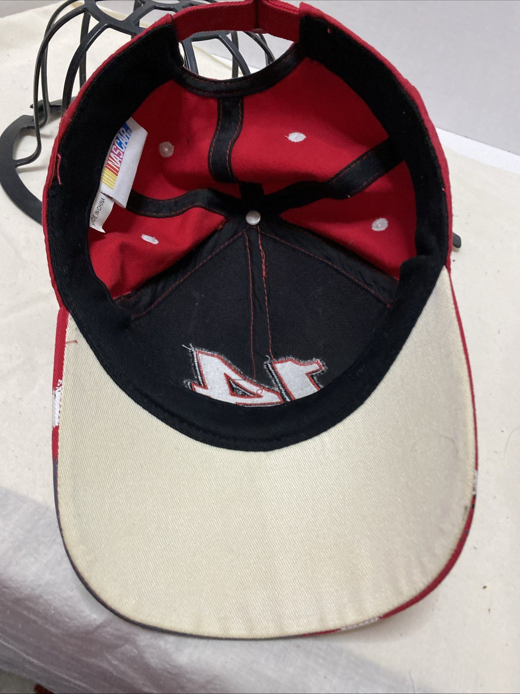 Tony Stewart #14 Mobil 1 NASCAR Hat Adjustable Dad Cap Stewart Thrashed Vntg 