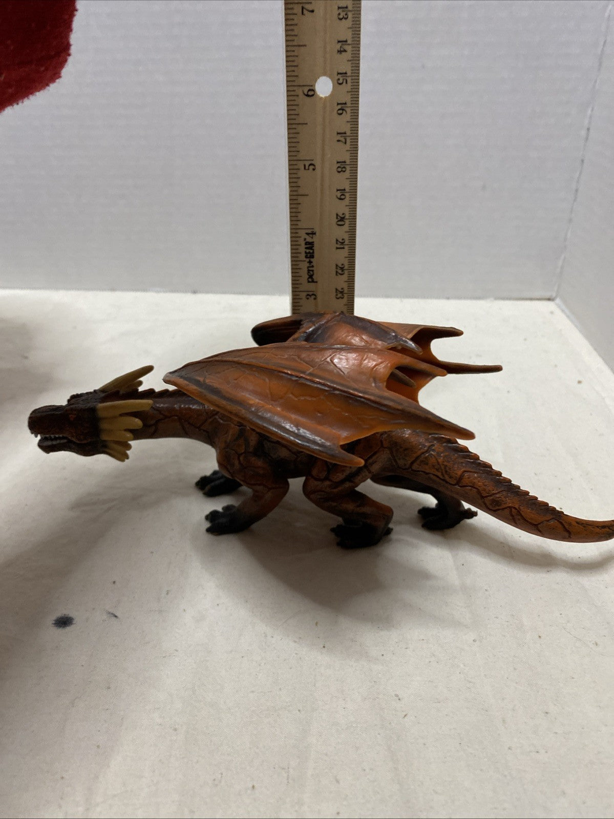 Mojo Fire Dragon Fantasy Figure Orange Winged Monster