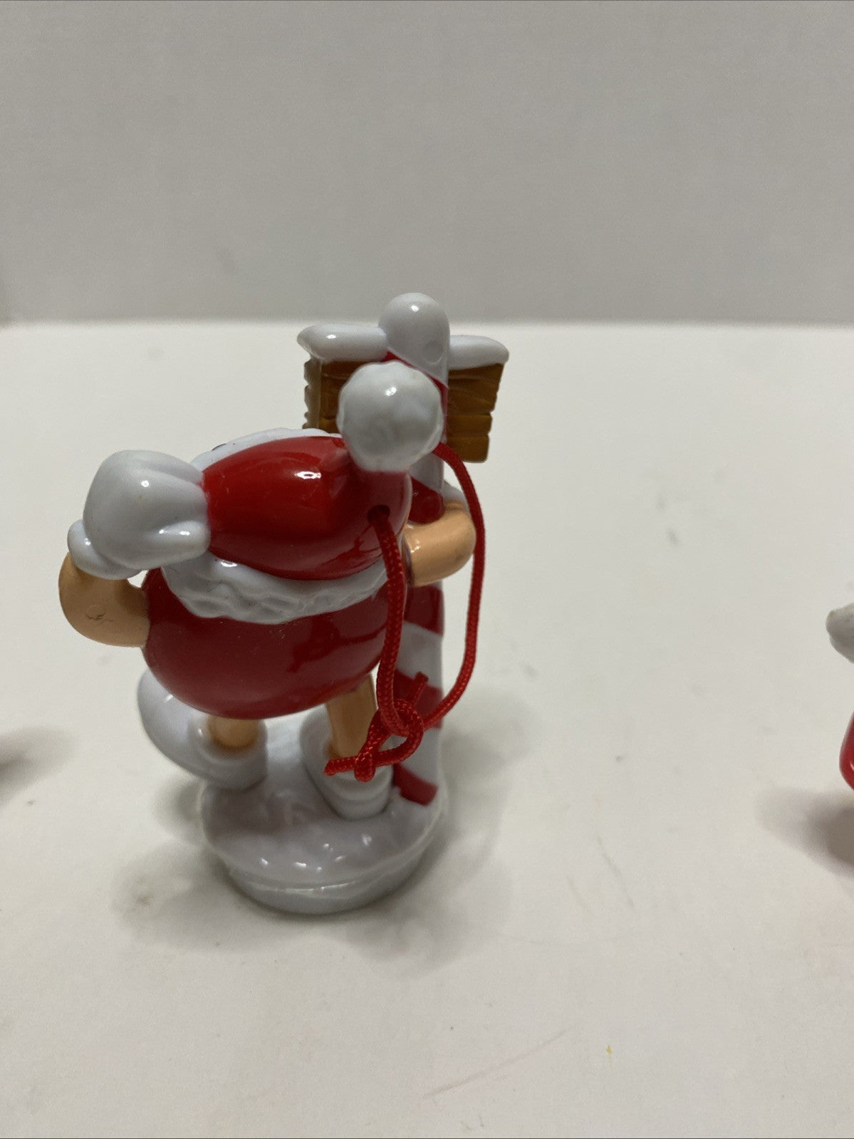 vintage M&M Christmas Ornament Candy Topper 3 Characters