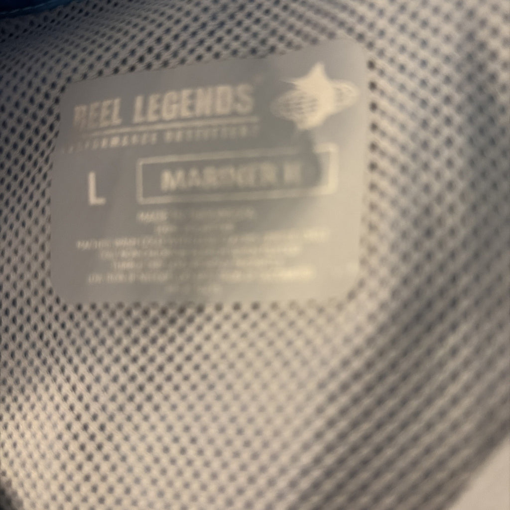 Reel Legends Size Large Mariner II Men’s Fishing Shirt Short Sleeve Button-Down