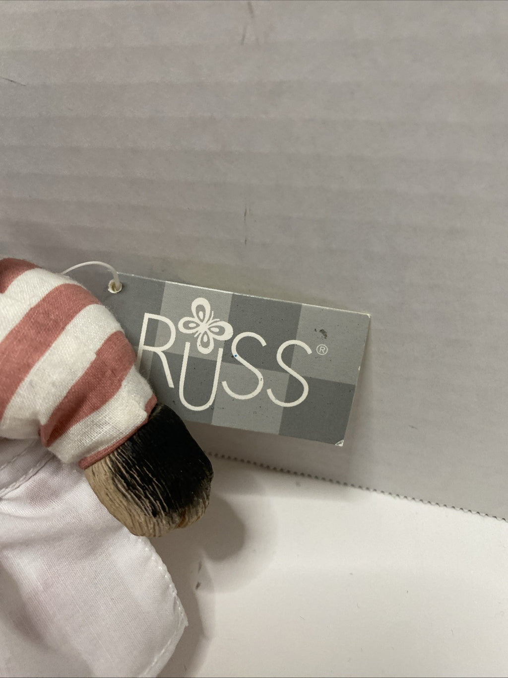 Vintage Russ Berries Nurse T.L.C Plush Beanbag Shelf Sitter Cat Nurse Medical