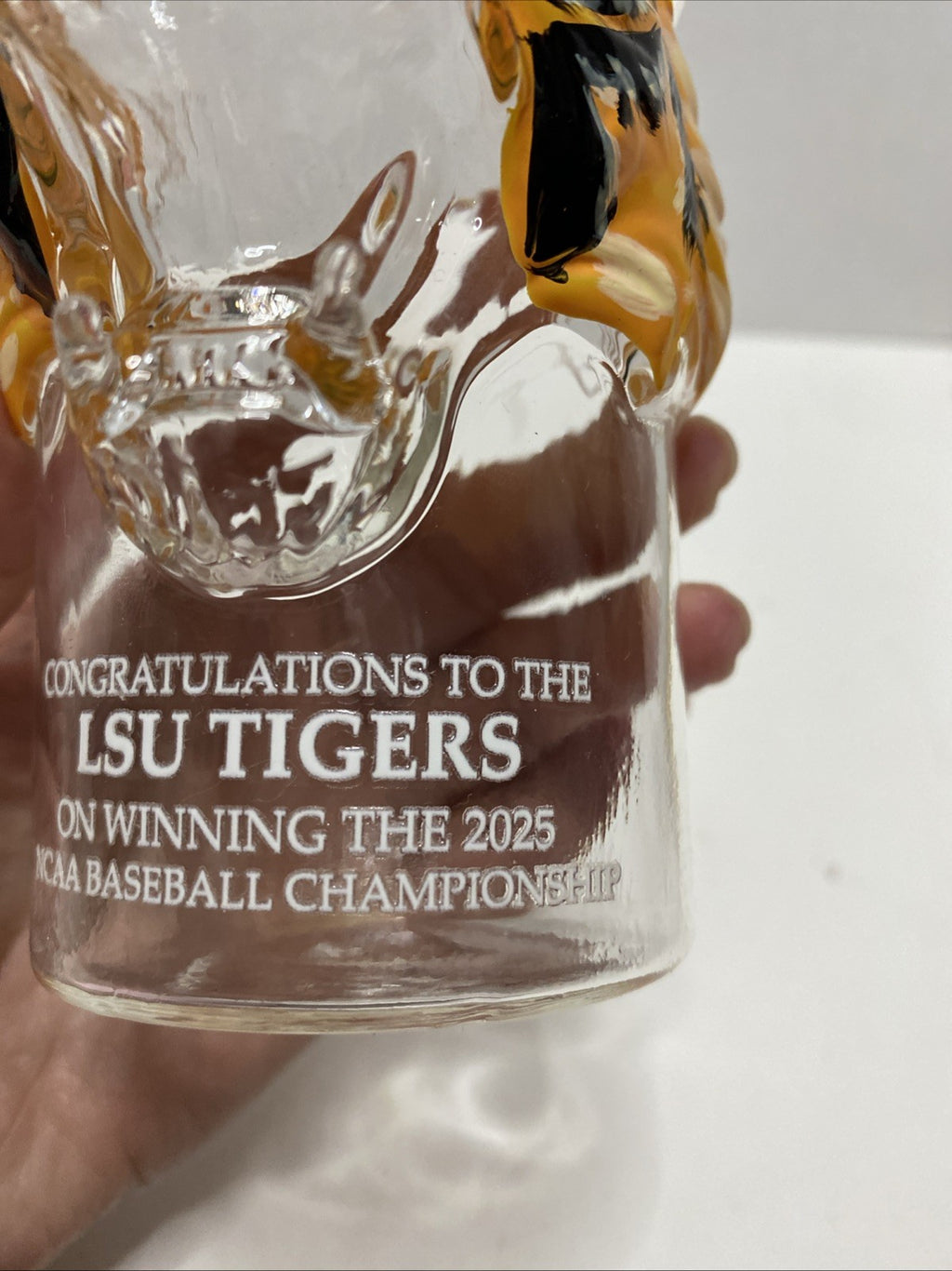 LSU Tigers NCCA Baseball Championship Bottle