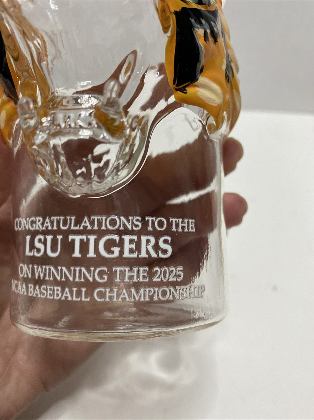 LSU Tigers NCCA Baseball Championship Bottle