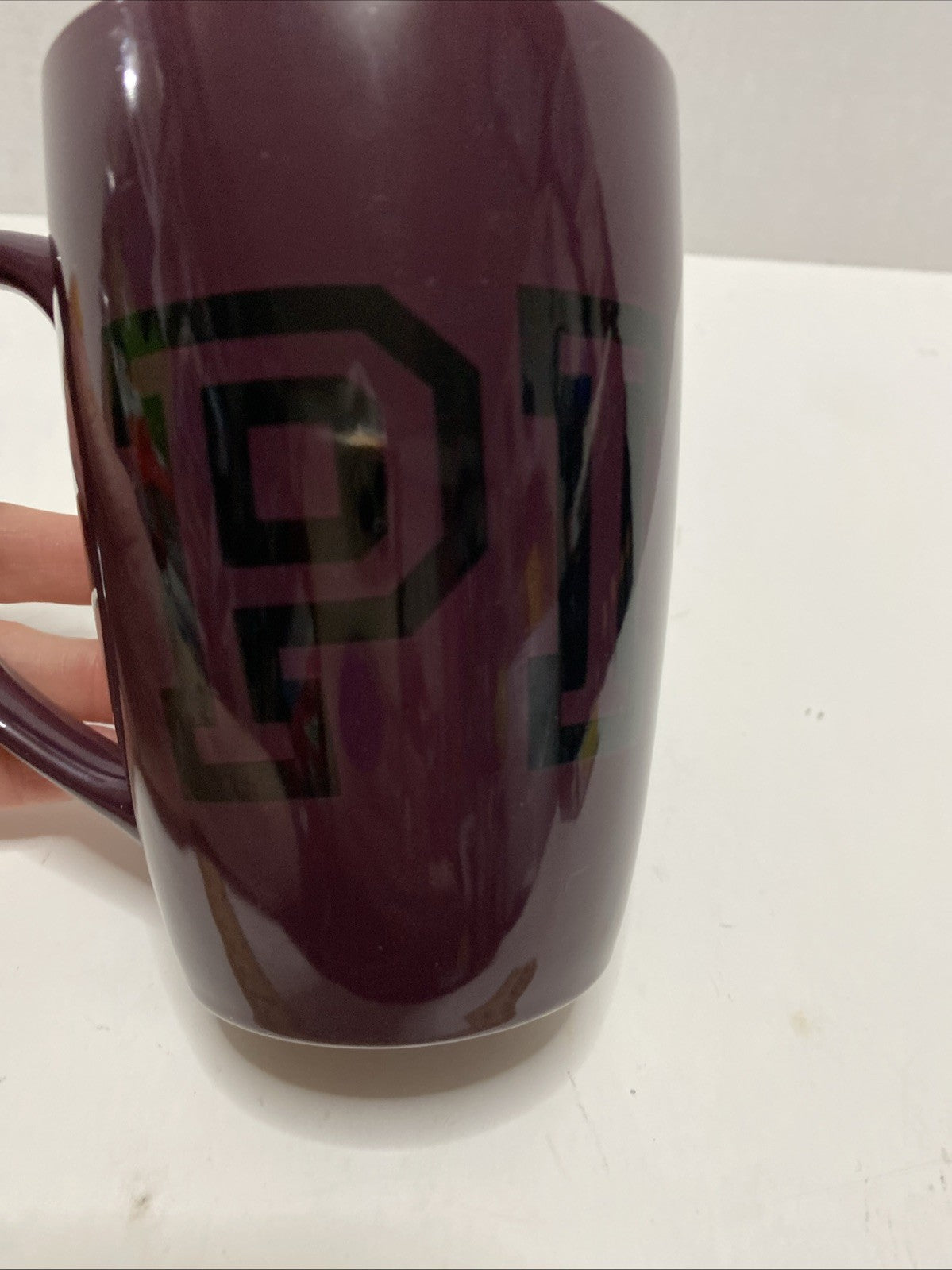 Victoria Secret-"PINK" Gift Love Dark Purple W/Black Logo 16.9 Oz Mug 