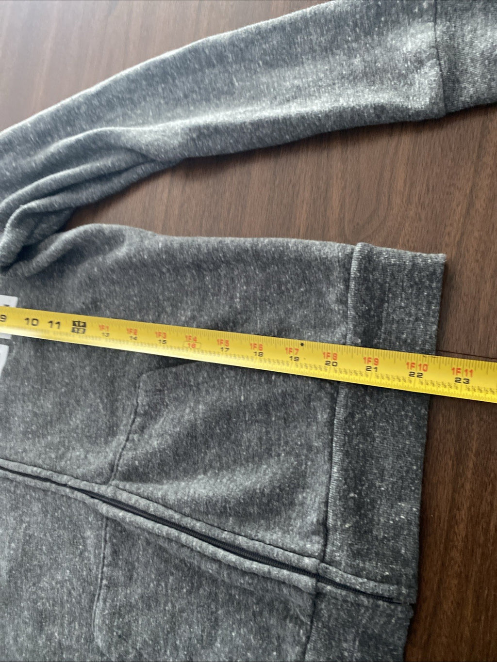 PINK Women Sweatshirt Small Gray Hoodie Logo Spellout Full Zip