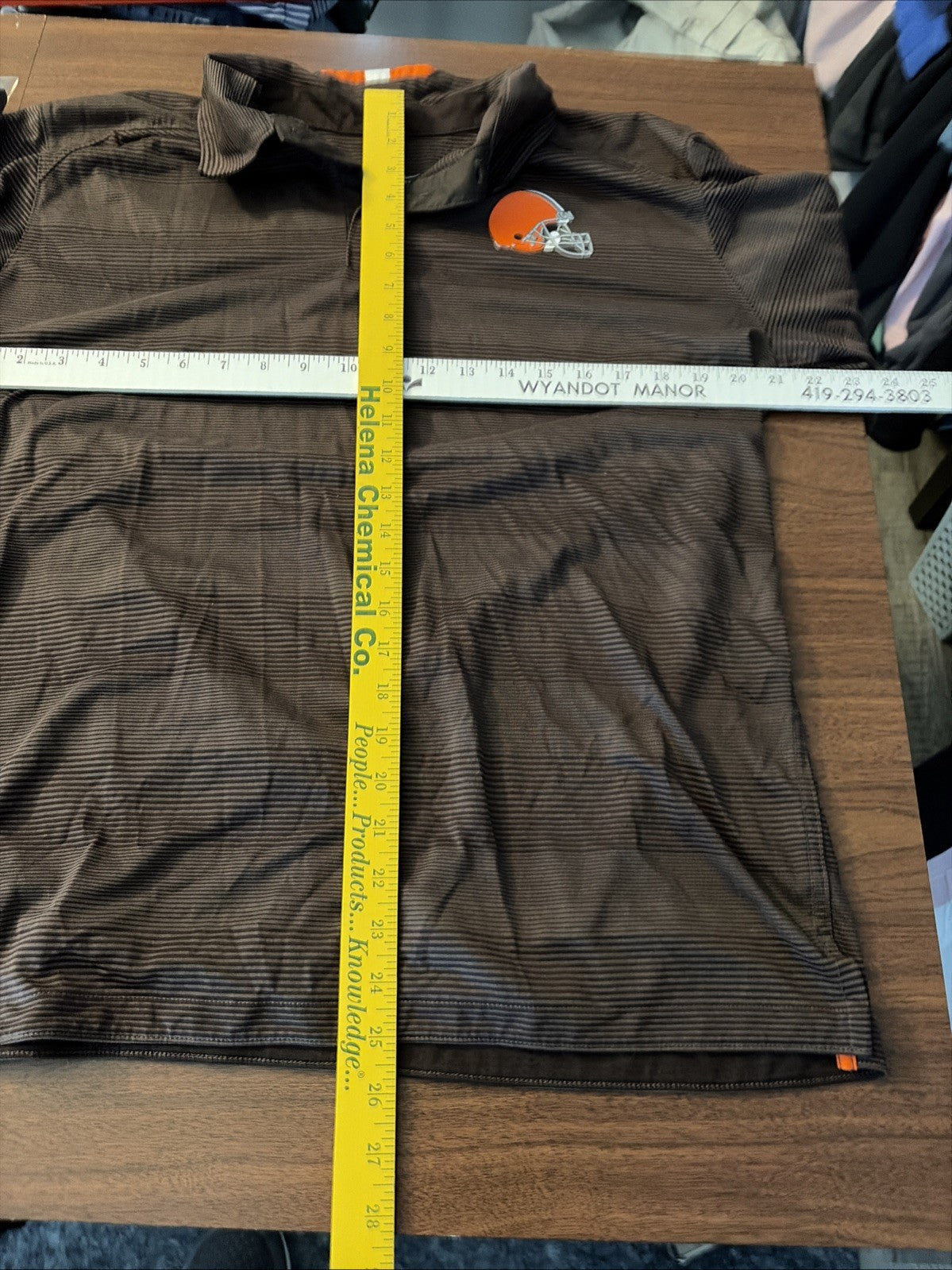 Nike Dry Fit Nfl On Field Apparel Cleveland Browns Men’s Short Sleeve Size Large